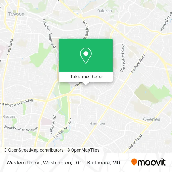 Western Union map