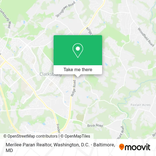 Merilee Paran Realtor map