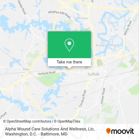 Alpha Wound Care Solutions And Wellness, Llc map