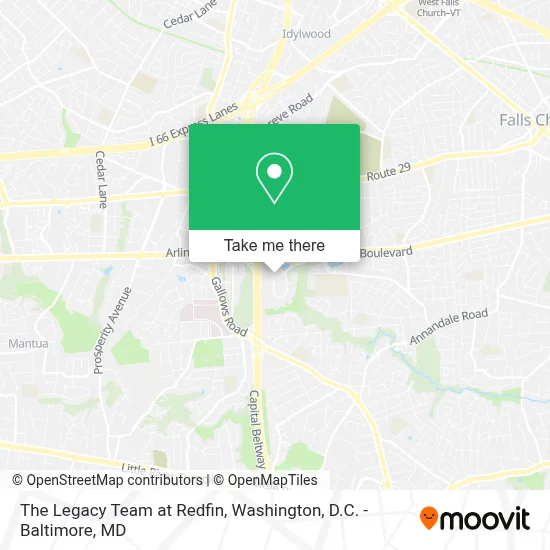 The Legacy Team at Redfin map