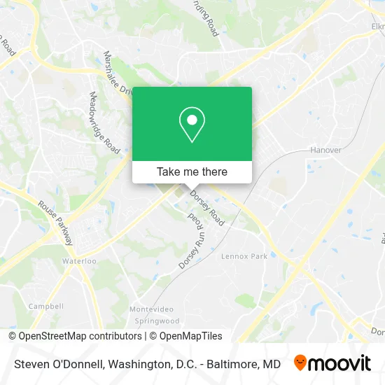 Steven O'Donnell map