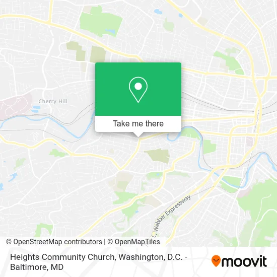 Heights Community Church map