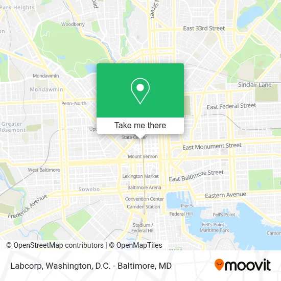 Mapa de Labcorp