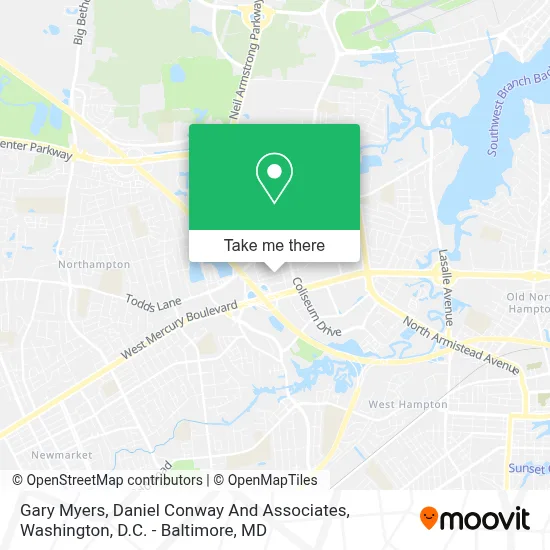 Gary Myers, Daniel Conway And Associates map