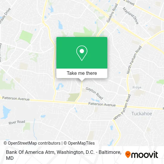Bank Of America Atm map