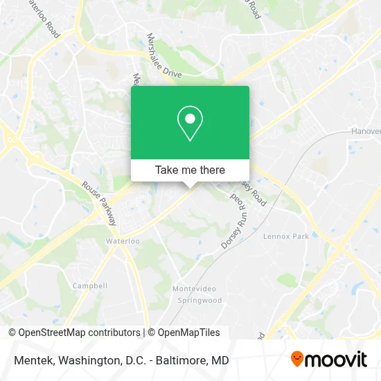 Mentek map