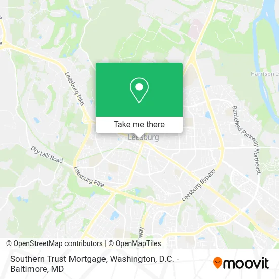 Southern Trust Mortgage map