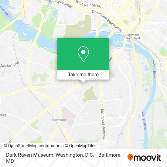 Dark Raven Museum map