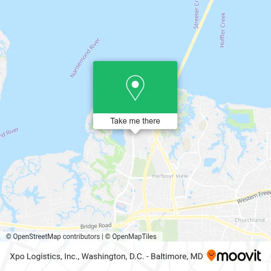Xpo Logistics, Inc. map