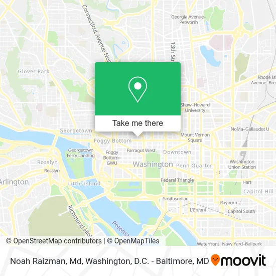 Noah Raizman, Md map