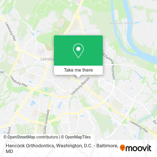 Hancock Orthodontics map