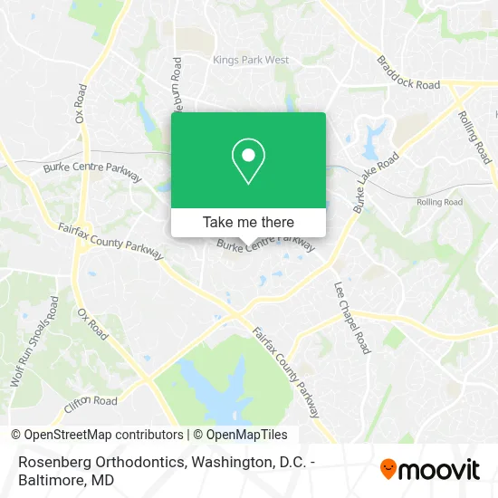 Rosenberg Orthodontics map