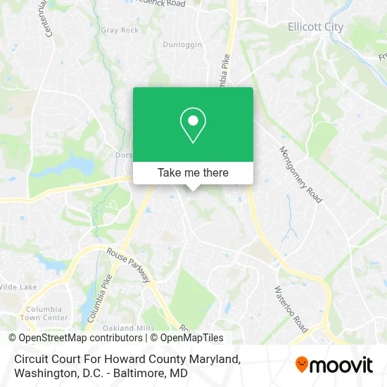 Circuit Court For Howard County Maryland map