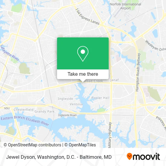 Jewel Dyson map