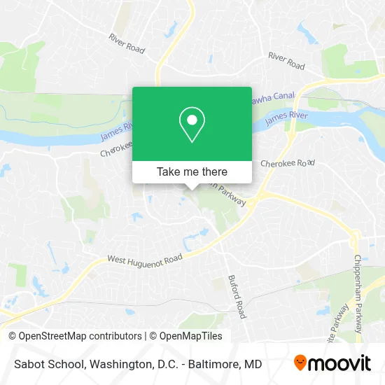 Sabot School map