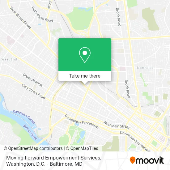 Moving Forward Empowerment Services map