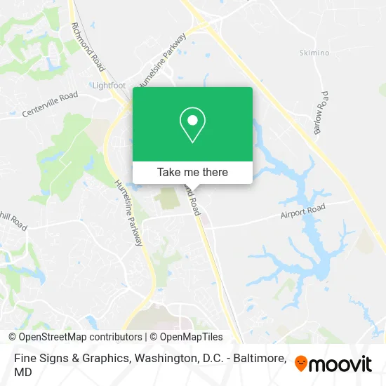 Fine Signs & Graphics map