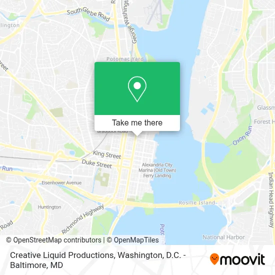 Creative Liquid Productions map