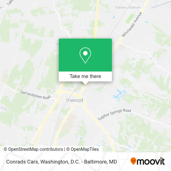 Conrads Cars map