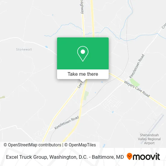 Excel Truck Group map