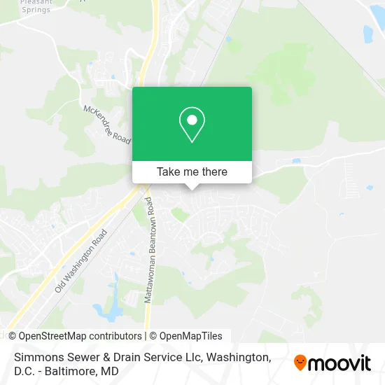 Simmons Sewer & Drain Service Llc map