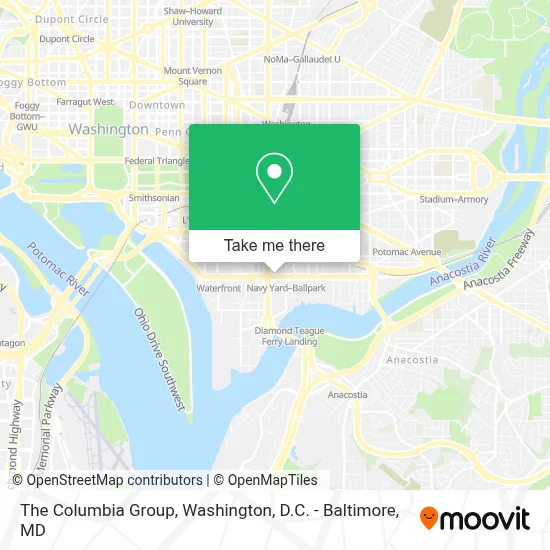 The Columbia Group map