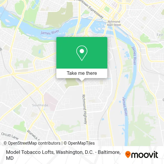 Model Tobacco Lofts map