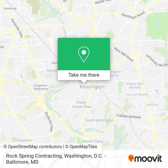 Rock Spring Contracting map