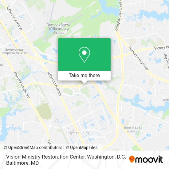 Vision Ministry Restoration Center map