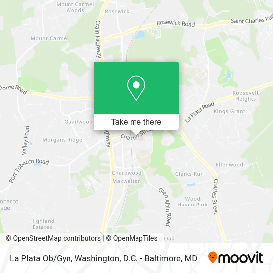 La Plata Ob/Gyn map
