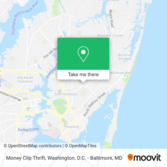 Money Clip Thrift map