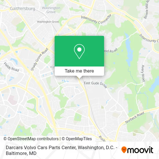 Darcars Volvo Cars Parts Center map