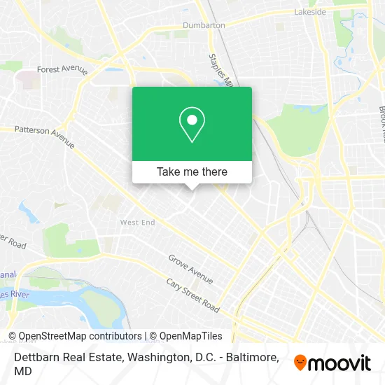Dettbarn Real Estate map