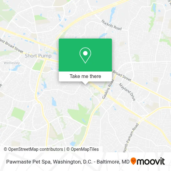 Pawmaste Pet Spa map