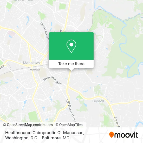 Healthsource Chiropractic Of Manassas map