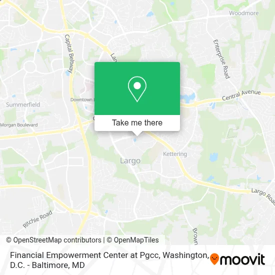 Financial Empowerment Center at Pgcc map