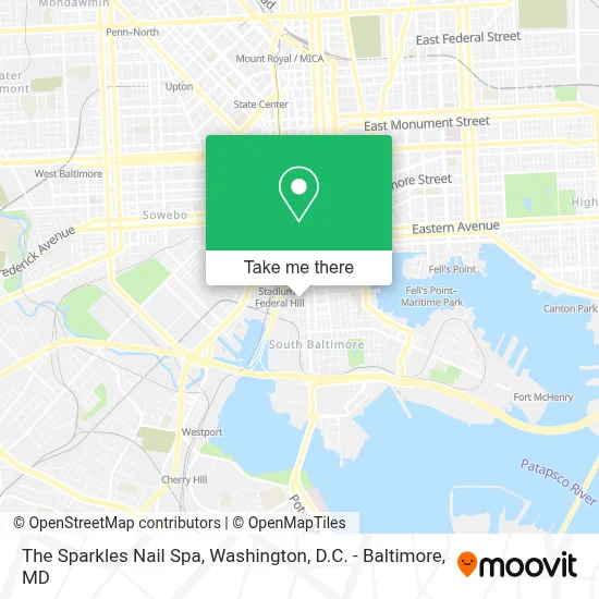 The Sparkles Nail Spa map