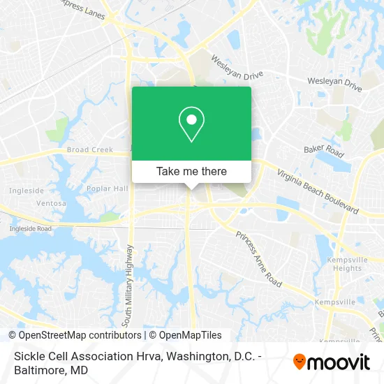 Sickle Cell Association Hrva map