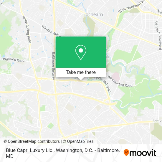 Blue Capri Luxury Llc. map