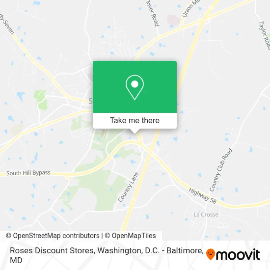 Roses Discount Stores map