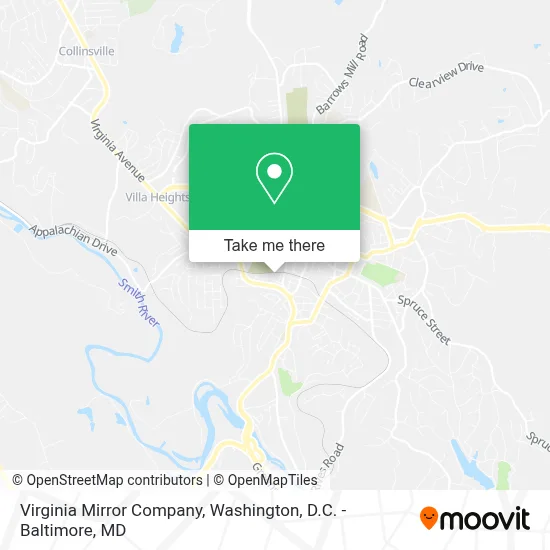 Virginia Mirror Company map