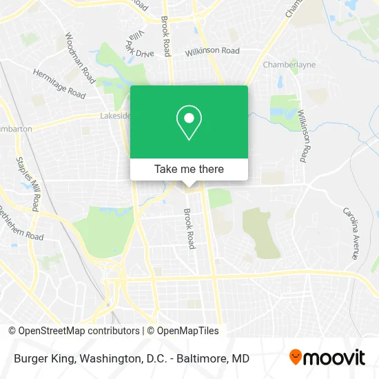 Burger King map