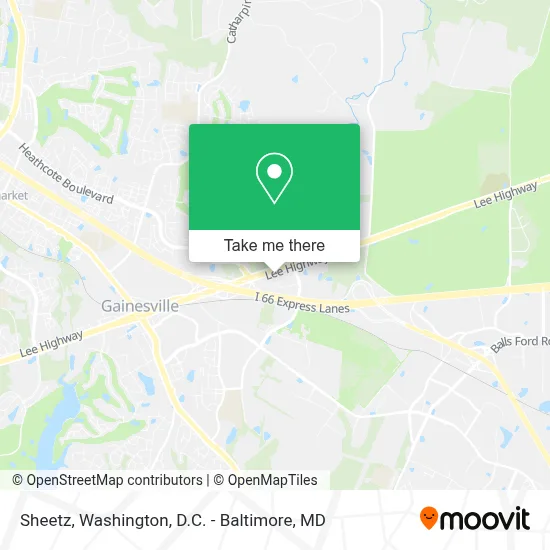 Sheetz map