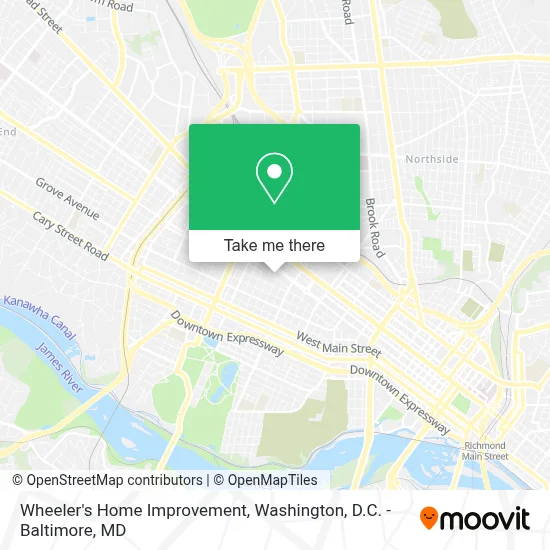 Wheeler's Home Improvement map