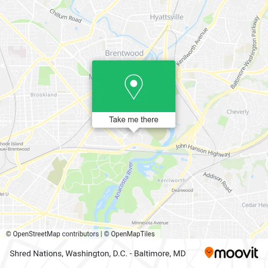 Shred Nations map