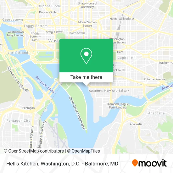 Hell's Kitchen map