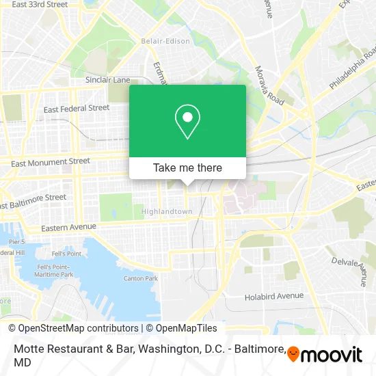 Motte Restaurant & Bar map