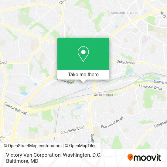 Victory Van Corporation map