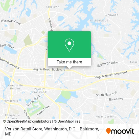 Verizon Retail Store map