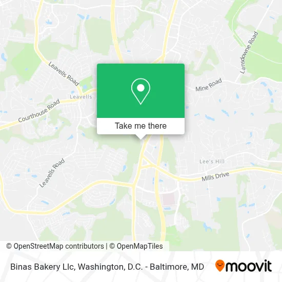 Binas Bakery Llc map